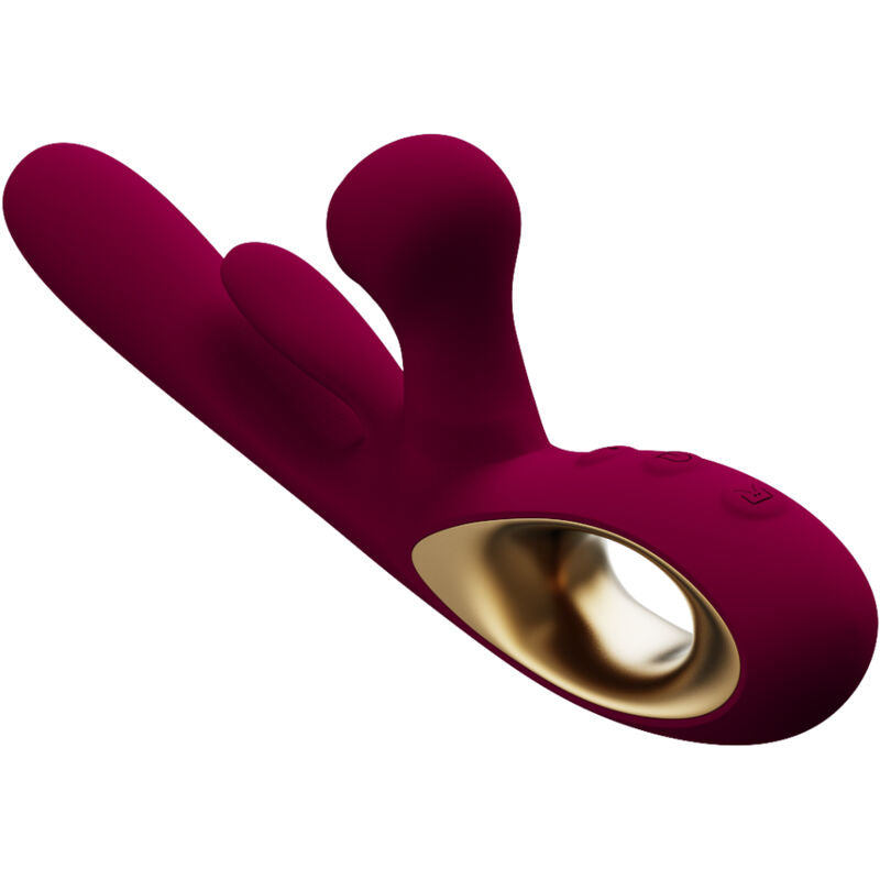 ARMONY - VIBRATEUR IMPACT SWING &amp; DOUBLE STIMULATEUR MODÈLE 1 BOURGOGNE