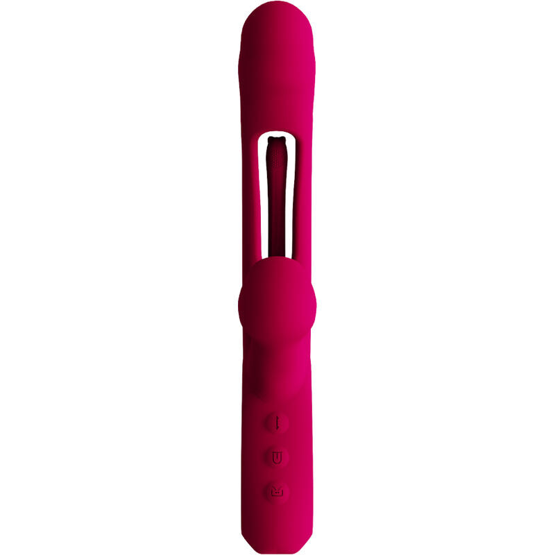 ARMONY - VIBRATEUR IMPACT SWING &amp; DOUBLE STIMULATEUR MODÈLE 2 BORDEAUX