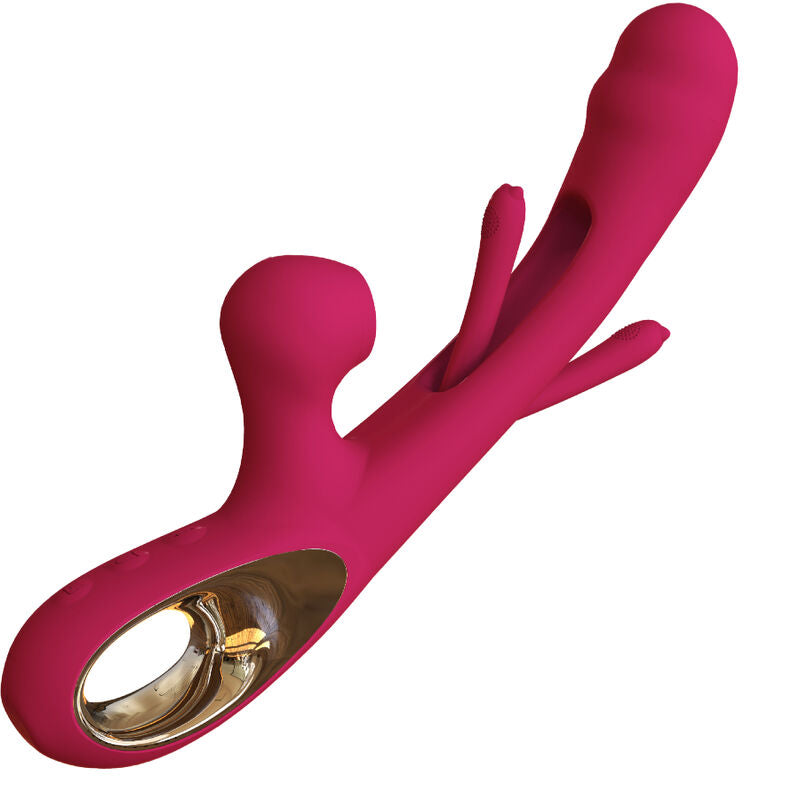 ARMONY - VIBRATEUR IMPACT SWING &amp; DOUBLE STIMULATEUR MODÈLE 2 BORDEAUX