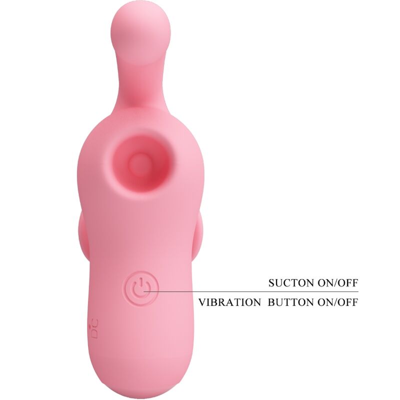 PRETTY LOVE - MINI SJOVT LEGETØJ AF MAGIC FAIRY VIBRATOR &amp; SUCKER