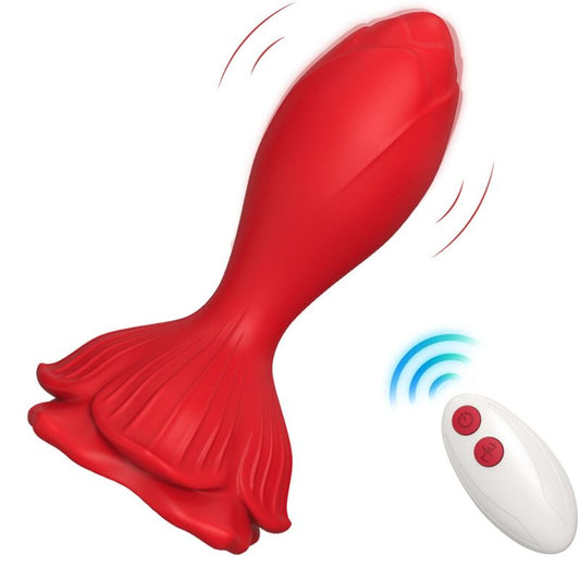 ARMONY - PINK VIBRATOR &amp; ANAL STIK LILLE FJERNBETJENING RØD