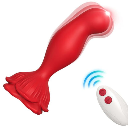 ARMONY - PINK VIBRATOR &amp; ANAL STIK FJERNBETJENING RØD