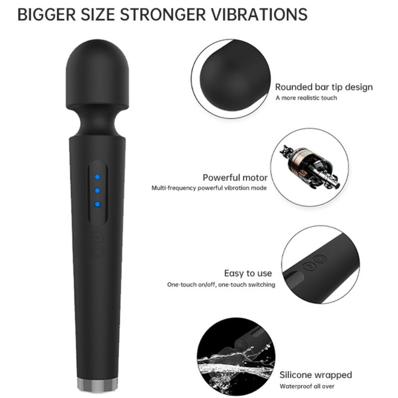 ARMONY - X POWER STOR MASSAGER &amp; VIBRATOR 7 VIBRATIONER SORT