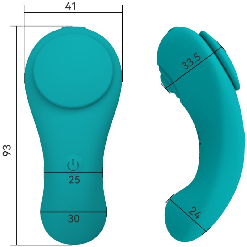 ARMONY - PLEASURE PANTY VIBRATOR FJERNBETJENING 3 HASTIGHEDER GRØN