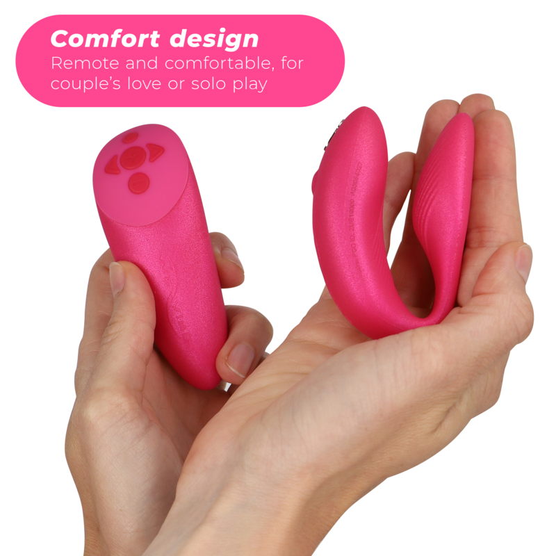 WE-VIBE - CHORUS VIBRATOR TIL PAR MED SQUEEZE CONTROL PINK