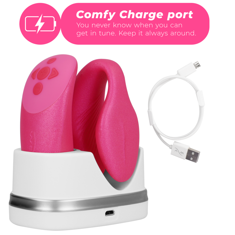 WE-VIBE - CHORUS VIBRATOR TIL PAR MED SQUEEZE CONTROL PINK