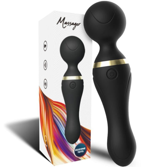 ARMONY - FREEZA MASSAGER &amp; VIBRATOR SUPERFLEKSIBELT HOVED SORT