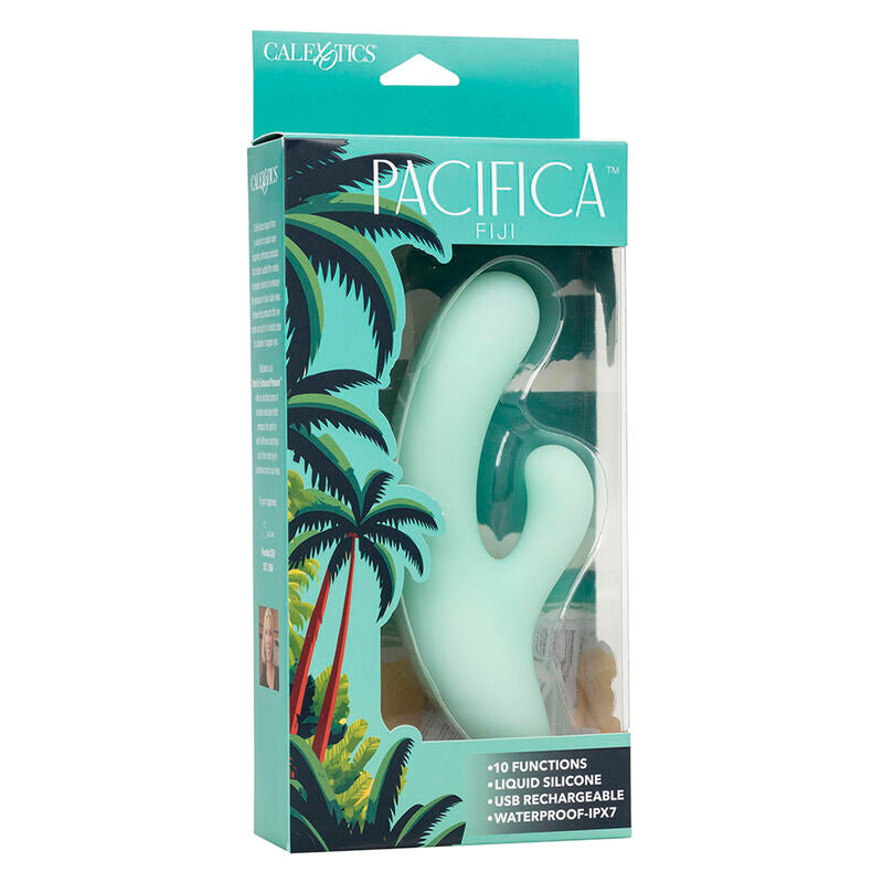 CALEXOTICS - PACIFICA FIJI VIBRATEUR ET ESTIMULATEUR POINT G 10 VIBRATIONS AQUA