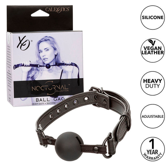 CALEXOTICS - NOCTURNAL BALL GAG SILIKONE SORT