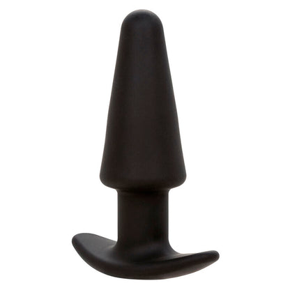 CALEXOTICS - ROCK BUND TAPERED ANAL PLUG 10 VIBRACIONES SILIKONE SORT