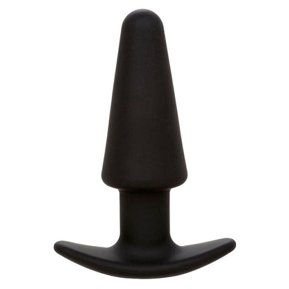 CALEXOTICS - ROCK BUND TAPERED ANAL PLUG 10 VIBRACIONES SILIKONE SORT