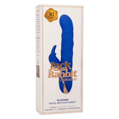 CALEXOTICS - JACK RABBIT VIBRATOR WAVE MOTION BLÅ