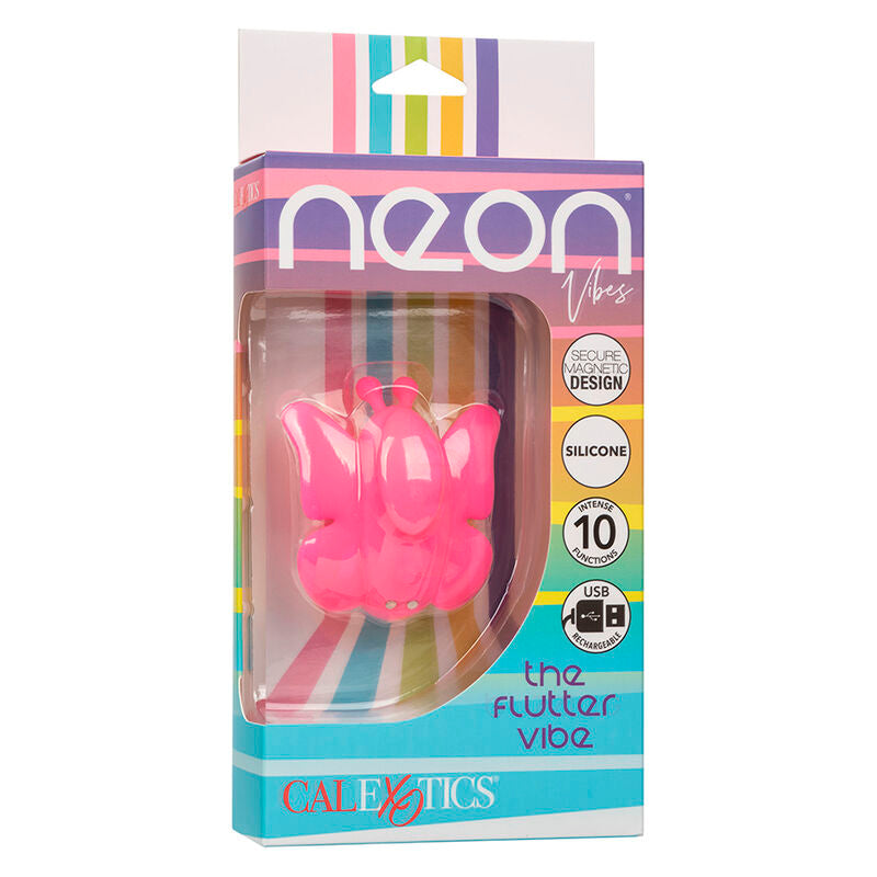CALEXOTICS - NEON VIBES LE STIMULATEUR FLUTTER VIBE 10 VIBRATIONS ROSE