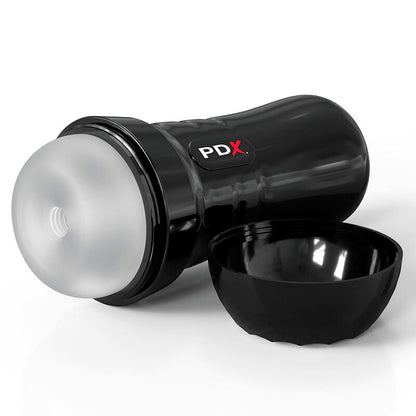 PDX EXTREME - MASTURBATEUR AUTOLUBRIFIANT SLIDE &amp; GLIDE TRANSPARENT