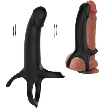 ARMONY - DILDO MED RING &amp; VIBRATOR SORT