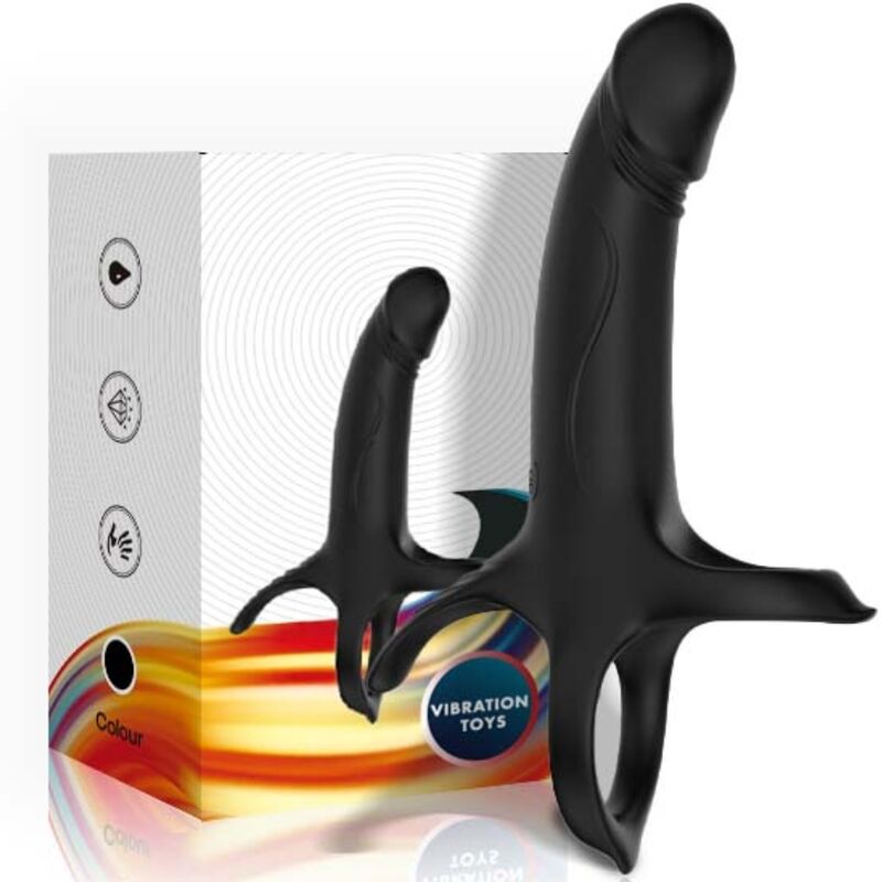 ARMONY - DILDO MED RING &amp; VIBRATOR SORT