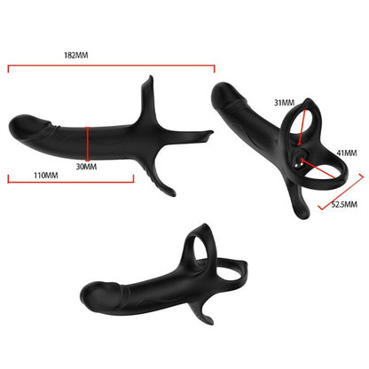 ARMONY - DILDO MED RING &amp; VIBRATOR SORT
