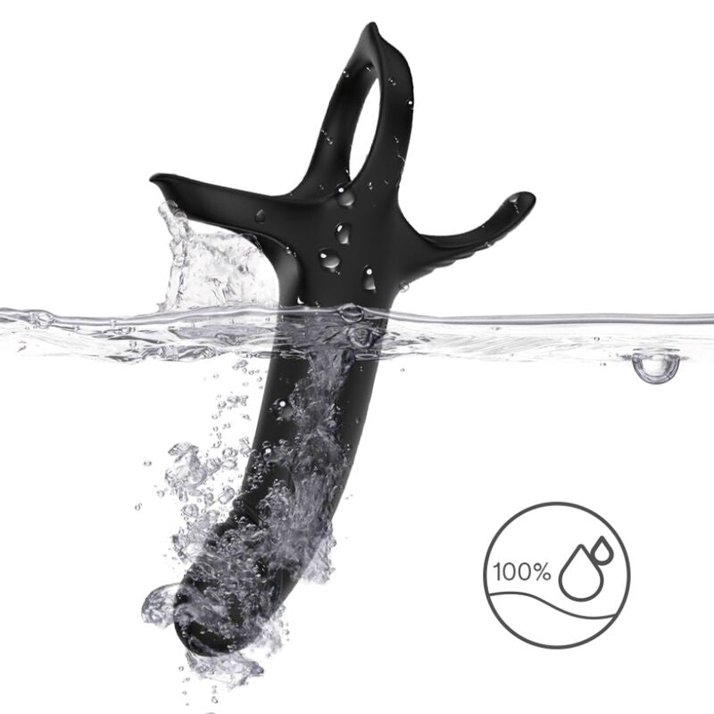 ARMONY - DILDO MED RING &amp; VIBRATOR SORT
