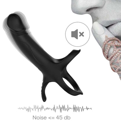 ARMONY - DILDO MED RING &amp; VIBRATOR SORT