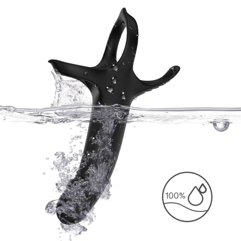 ARMONY - DILDO MED RING &amp; VIBRATOR SORT