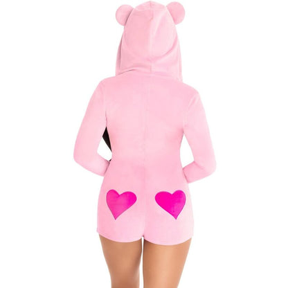 LEG AVENUE - BODY OURS EN VELOURS ROSE S