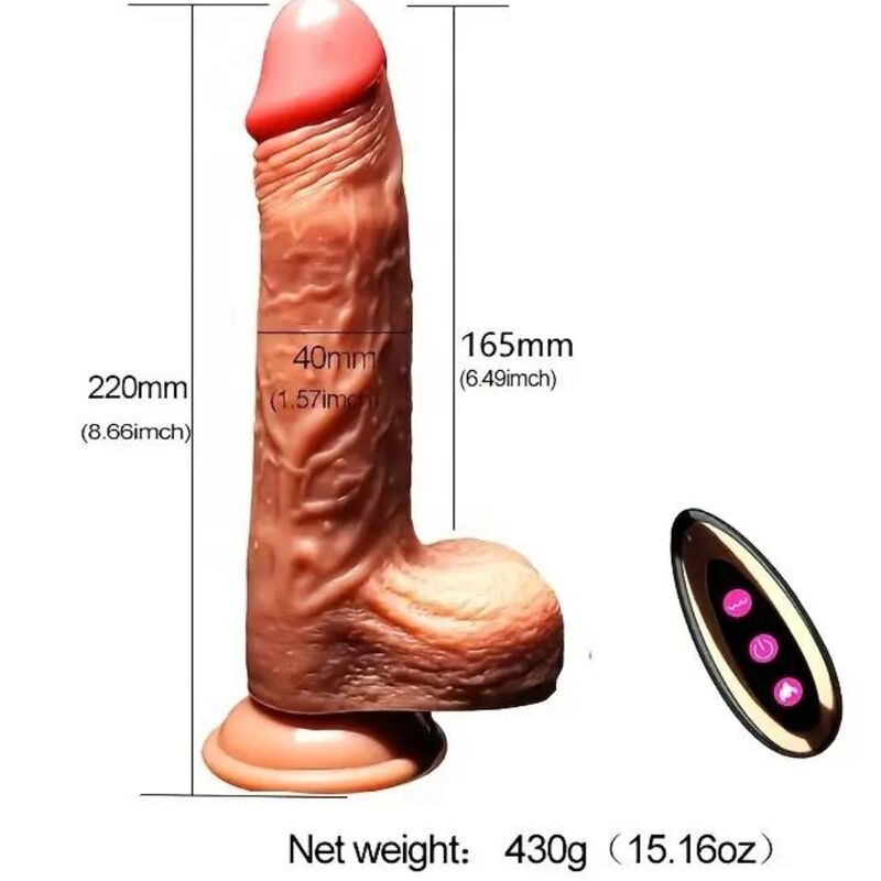 ARMONY - GENOPLADELIG VIBRERENDE REALISTISK DILDO
