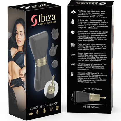 IBIZA - CLIT STIMULATOR 3 HOVED BOW