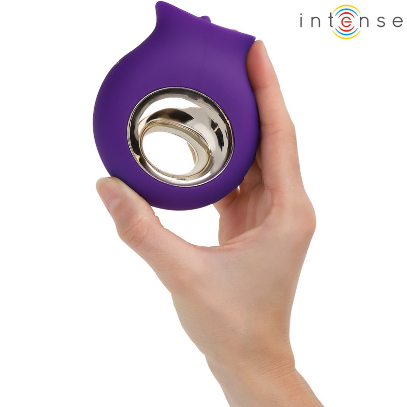 INTENSE - TULI CLITORIS STIMULATOR 9 VIBRATIONER &amp; 9 OSCILLATIONER LILLA