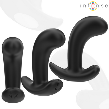 INTENSE - CHANDLER ANAL STIK 10 VIBRATIONER SORT FJERNBETJENING
