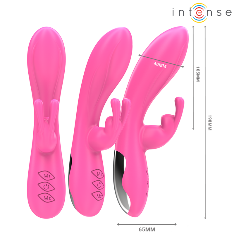 INTENSE - RANDALL RABBIT VIBRATEUR 10 VIBRATIONS ROSE