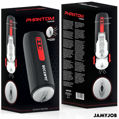 JAMYJOB - PHANTOM AUTOMATIC VAGINA MASTURBATOR 5 SUGE- OG STRØM-MODUS