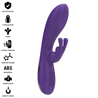 INTENSE - VIBRATEUR RANDALL RABBIT 10 VIBRATIONS VIOLET