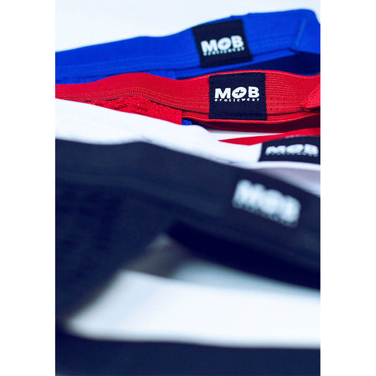 MOB - FETISH JOCKSTRAP BLUE SWIMSUIT SIZE L