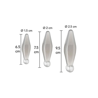 TOYJOY - ANAL PLAY 3-PIECE TRANSPARENT FINGER RIMMER