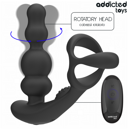 ADDICTED TOYS - ROTATING PROSTATE MASSAGER REMOTE CONTROL