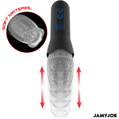 JAMYJOB - BLOW-R MASTURBATOR WITH THRUSTING AND ROTATION