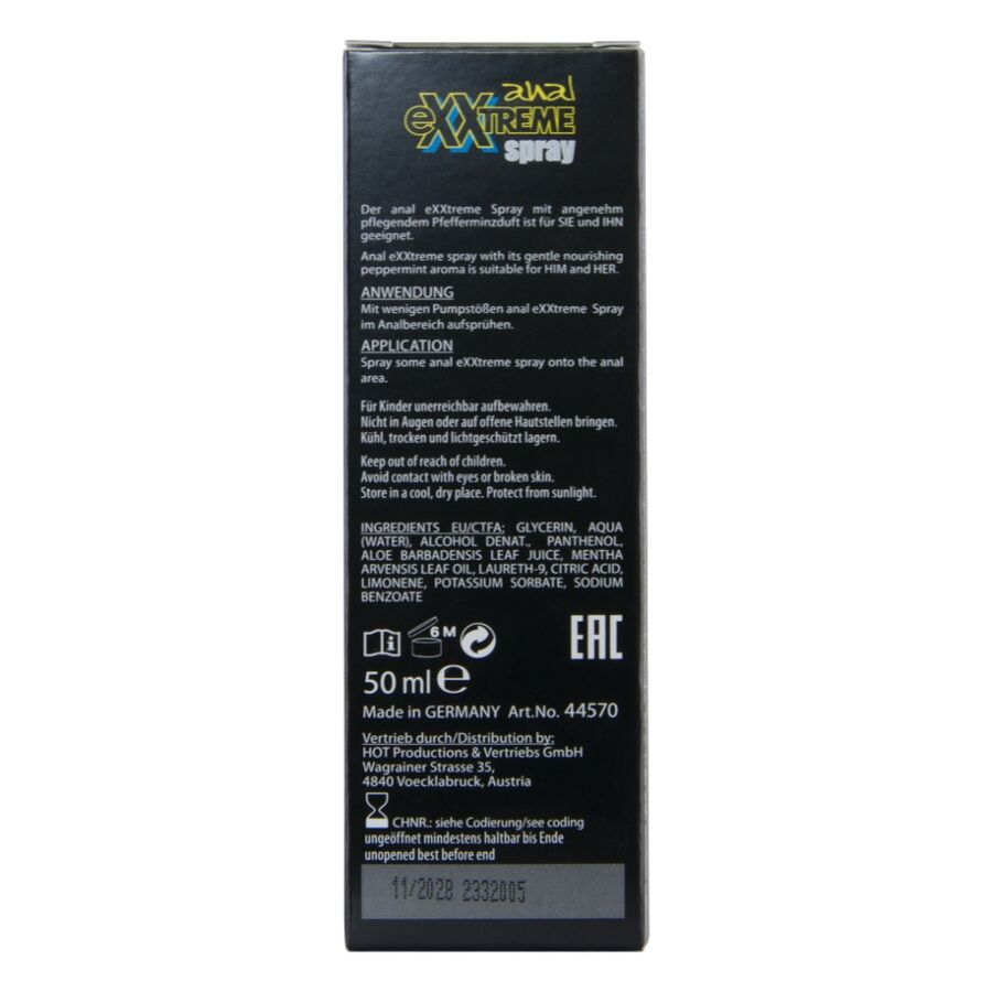 HOT - EXXTREME ANAL SPRAY 50 ML