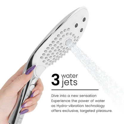 WOMANIZER - WAVE CLITORAL STIMULATING SHOWER HEAD CHROME