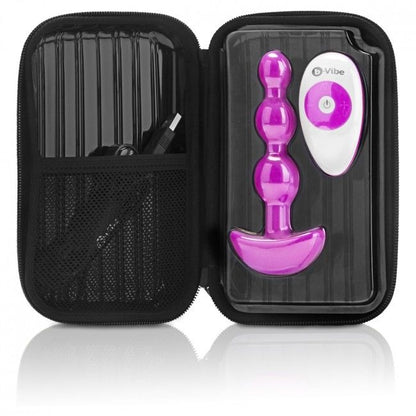 B-VIBE - TRIPLET ANAL FJERNBETJENING PERLER PINK