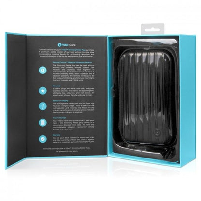 B-VIBE - RIMMING FJERNBETJENING ANAL STIK PETITE TEAL
