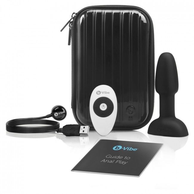 B-VIBE - RIMMING FJERNBETJENING ANAL STIK PETITE SORT
