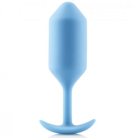 B-VIBE - Plug anal Snug 3 Bleu ciel