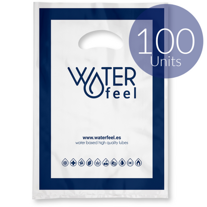 WATERFEEL - 100 SMALL PLASTIC BAGS 25 X 35 CM