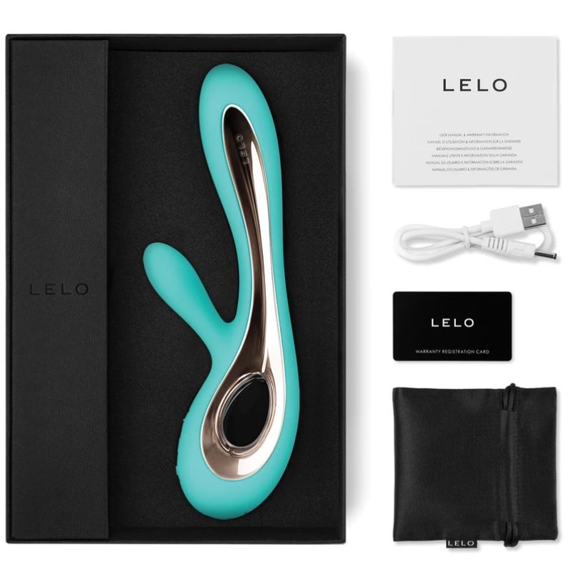 LELO - VIBRATEUR SORAYA 2 RABBIT AQUA GREEN