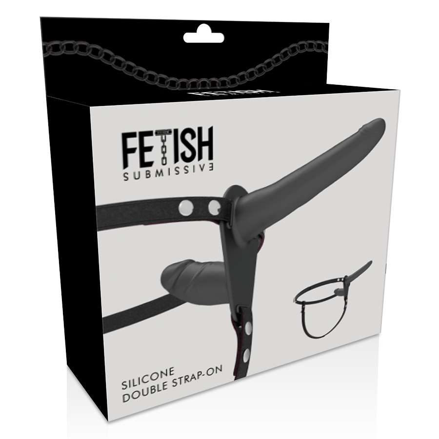 FETISH UNDERLAGT SELE - SORT DOBBELT PENETRATION