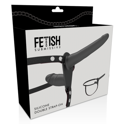 FETISH UNDERLAGT SELE - SORT DOBBELT PENETRATION