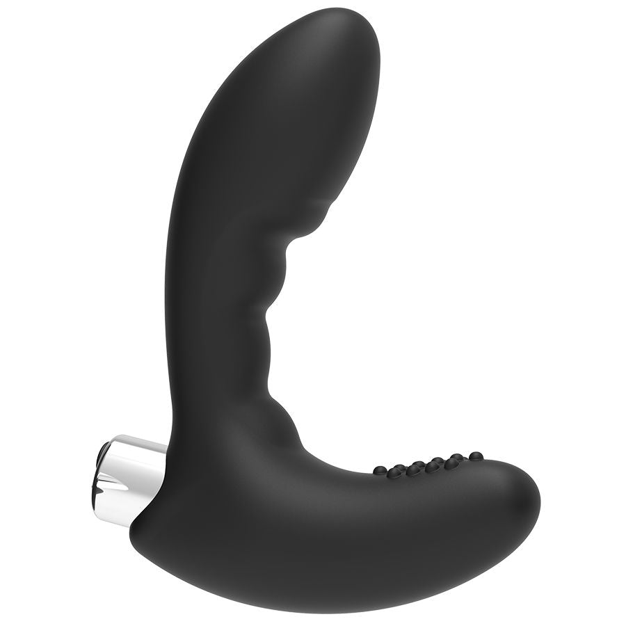 AFHANDIGT LEGETØJ - PROSTATIVIBRATOR GENOPLADELIG MODEL 4 - SORT