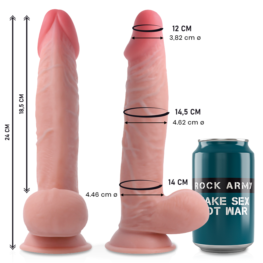 ROCKARMY - DOBBELT DENSITET SHERMAN 24 CM -O- 4,62 CM