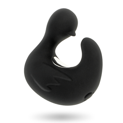 BLACK&amp;SILVER - DUCKYMANIA DÉ À COUPER EN SILICONE RECHARGEABLE ET STIMULANT POUR CANARD