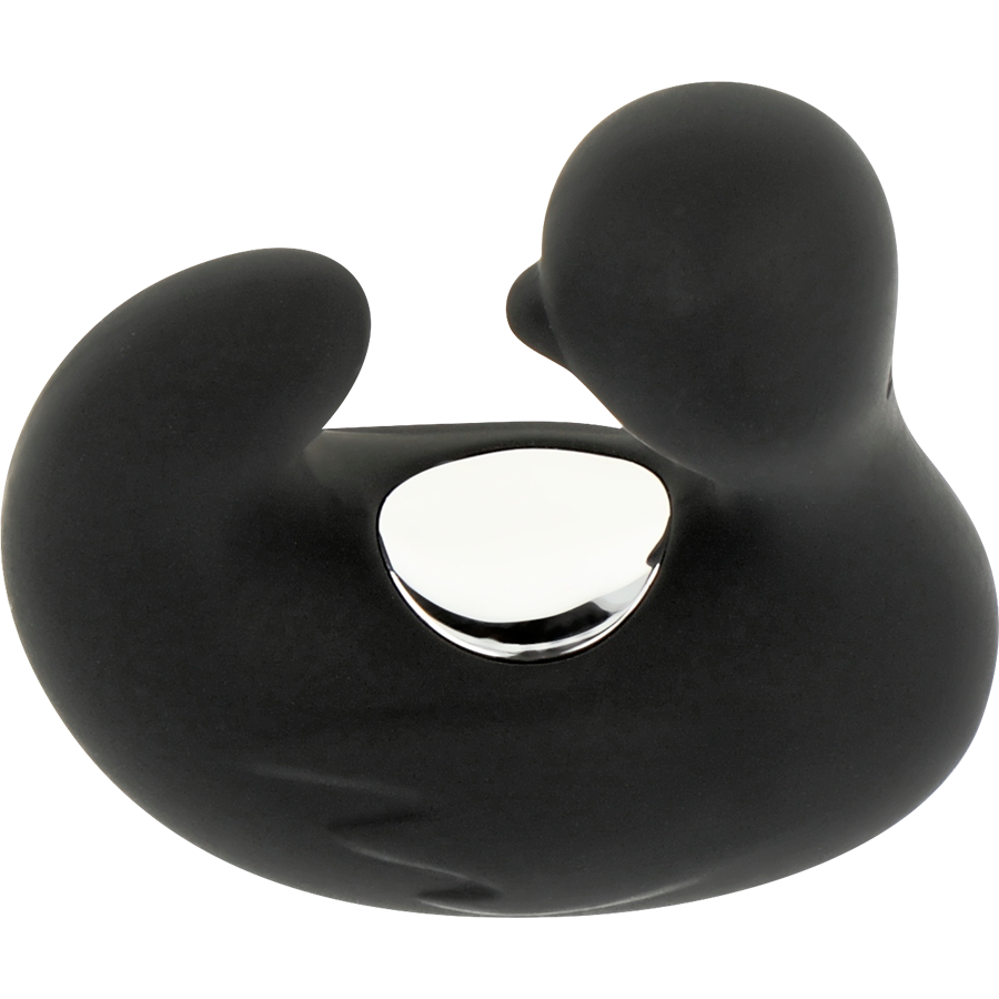 BLACK&amp;SILVER - DUCKYMANIA DÉ À COUPER EN SILICONE RECHARGEABLE ET STIMULANT POUR CANARD